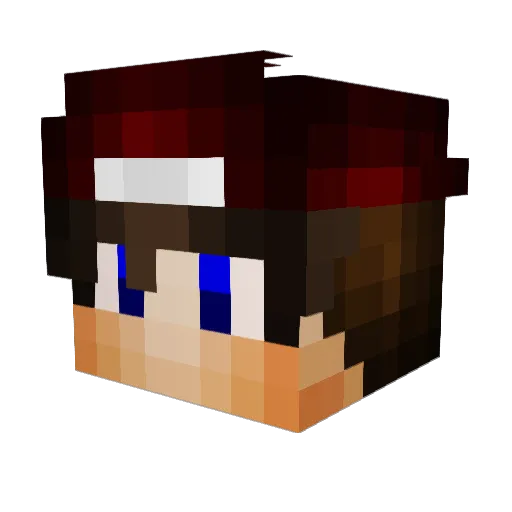 _ImAsikZ_ Minecraft avatar head, 3D render
