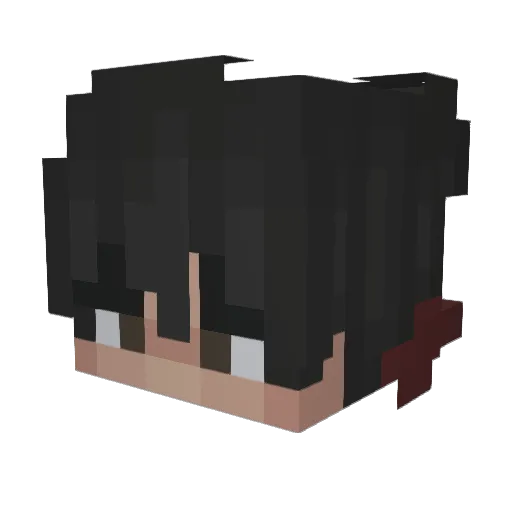 _ImCheating_ Minecraft avatar head, 3D render