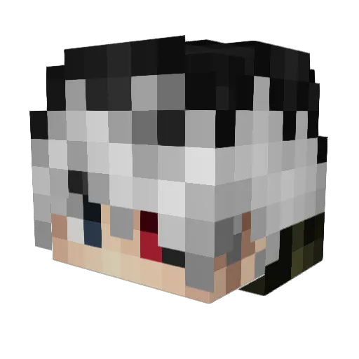 _ImDiE Minecraft avatar head, 3D render