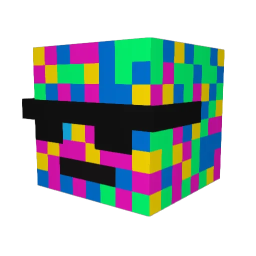_ImErfan_ Minecraft avatar head, 3D render