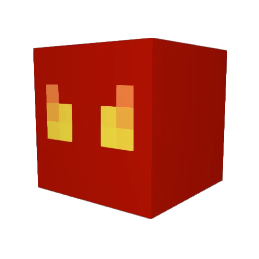 _ImInferno_ Minecraft avatar head, 3D render