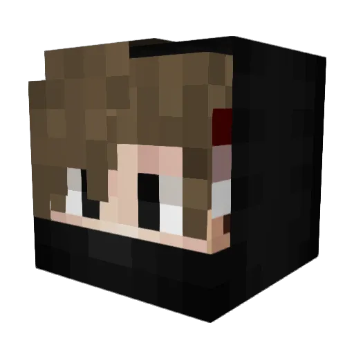 _ImKriiD_ Minecraft avatar head, 3D render