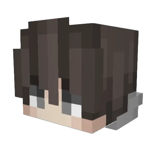 _ImRickyy Minecraft avatar head, 3D render