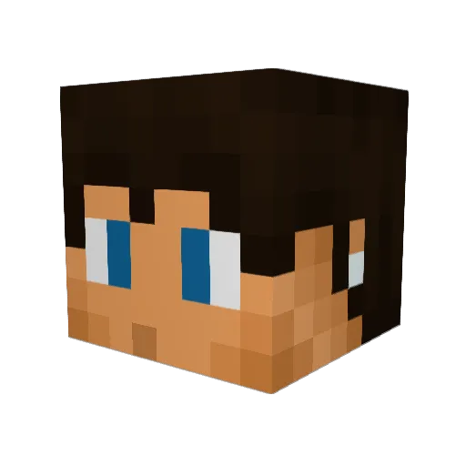_ImWeed Minecraft avatar head, 3D render