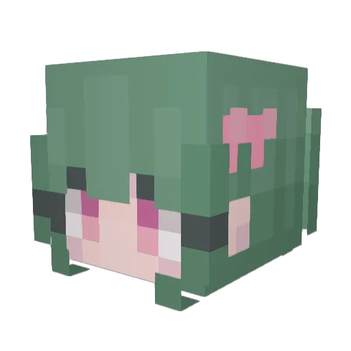 _Imperador_ Minecraft avatar head, 3D render