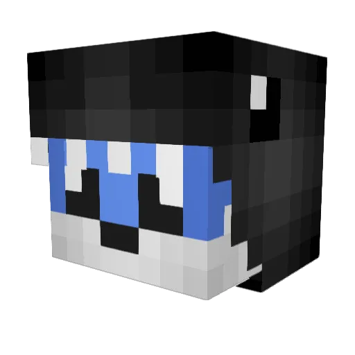 _InFamousMango_ Minecraft avatar head, 3D render