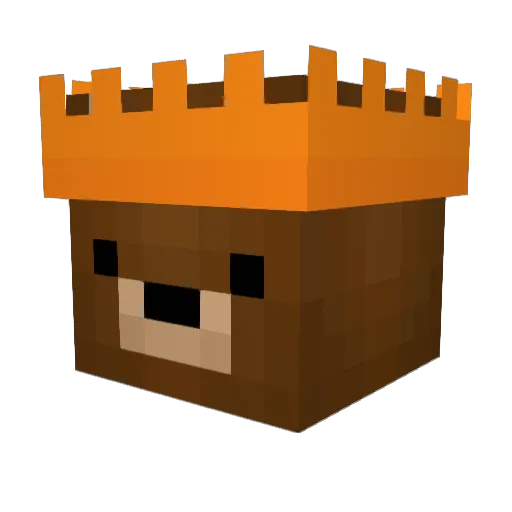 _Inference_ Minecraft avatar head, 3D render