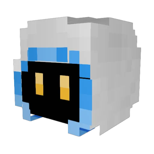 _Iop_ Minecraft avatar head, 3D render