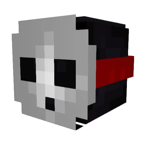 _IrgndnTyp_ Minecraft avatar head, 3D render