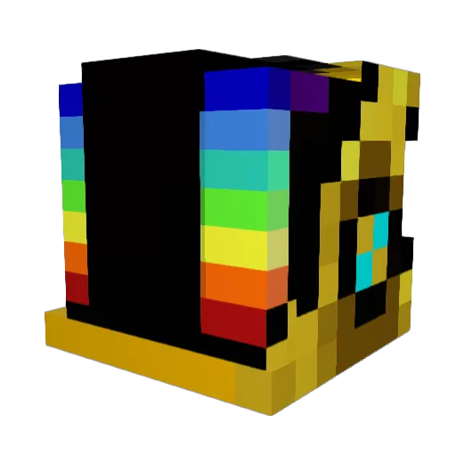 _Iru Minecraft avatar head, 3D render