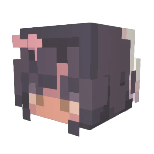 _Isabellla_ Minecraft avatar head, 3D render