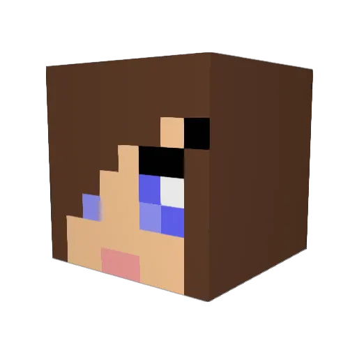 _Isobel_ Minecraft avatar head, 3D render
