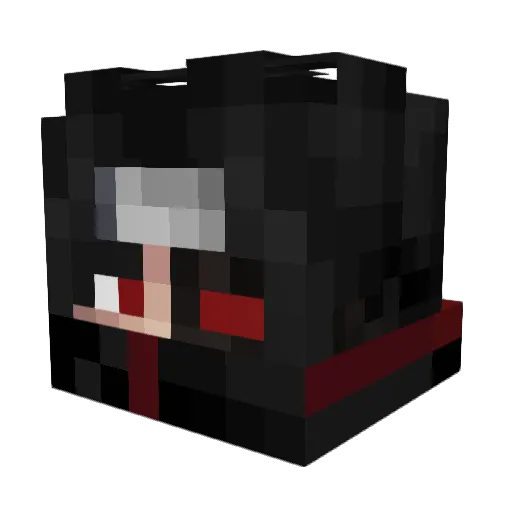 _Itachi_MC Minecraft avatar head, 3D render