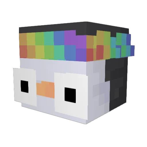 _ItsRxptr_ Minecraft avatar head, 3D render