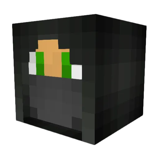 _ItsZaroX_ Minecraft avatar head, 3D render