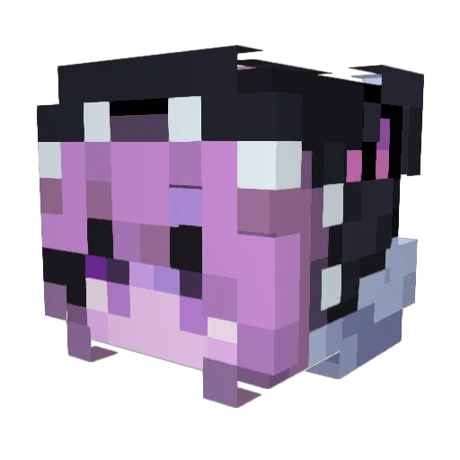 _Its_Luna Minecraft avatar head, 3D render