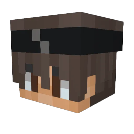 _Its_checc0 Minecraft avatar head, 3D render