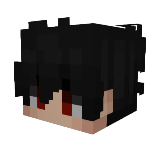 _Itstaha_ Minecraft avatar head, 3D render