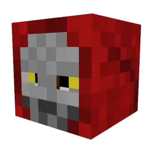 _ItzAmr_ Minecraft avatar head, 3D render