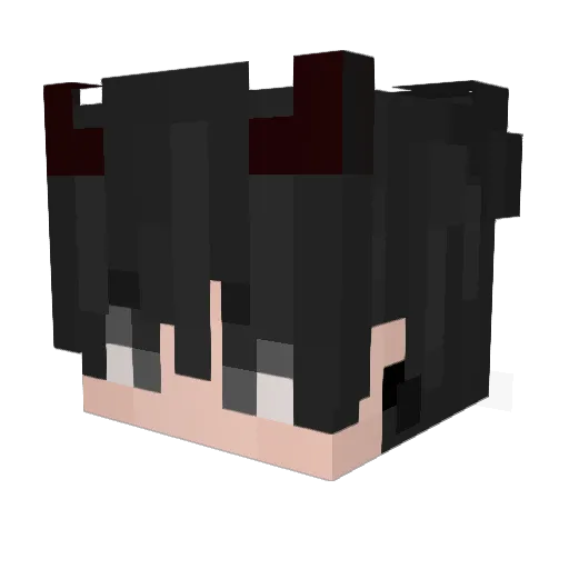 _ItzCharlyYT Minecraft avatar head, 3D render