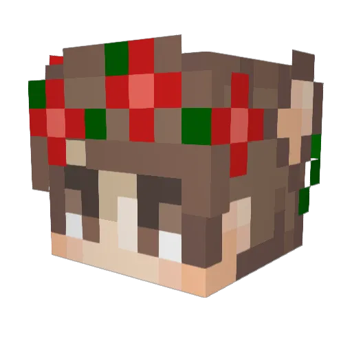 _ItzGriPlay Minecraft avatar head, 3D render