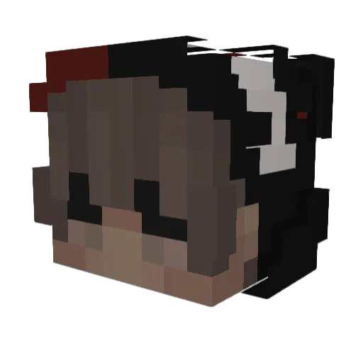 _ItzJekku Minecraft avatar head, 3D render