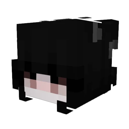 _ItzLuna_ Minecraft avatar head, 3D render