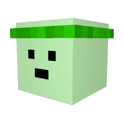 _ItzMat_ Minecraft avatar head, 3D render