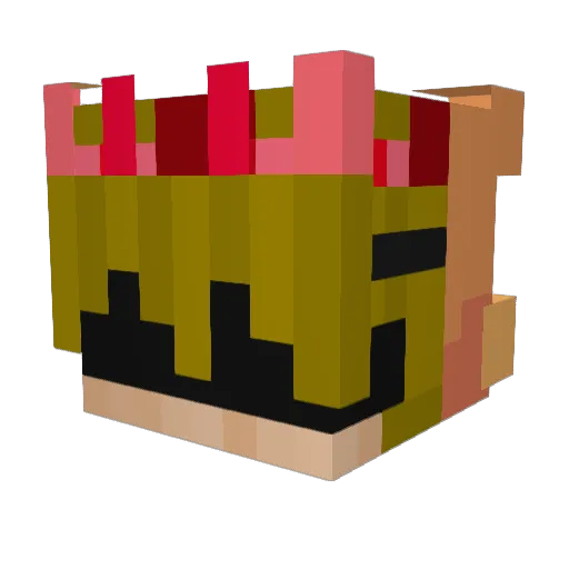 _ItzReaper Minecraft avatar head, 3D render