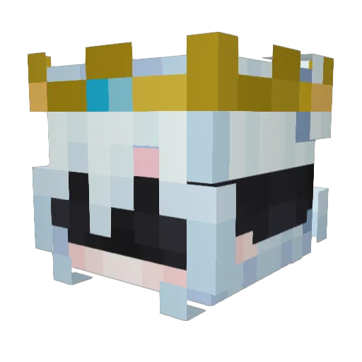_ItzS0ul Minecraft avatar head, 3D render