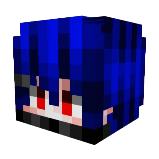 _ItzWaveKunGz_ Minecraft avatar head, 3D render