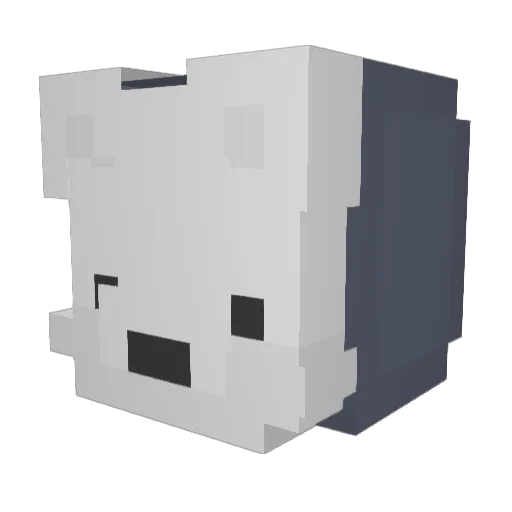 _J05hu4_ Minecraft avatar head, 3D render