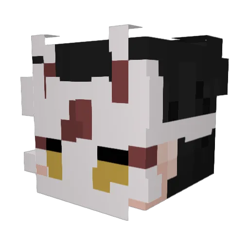_J4ws_ Minecraft avatar head, 3D render