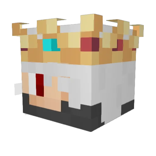 _JAK0_ Minecraft avatar head, 3D render