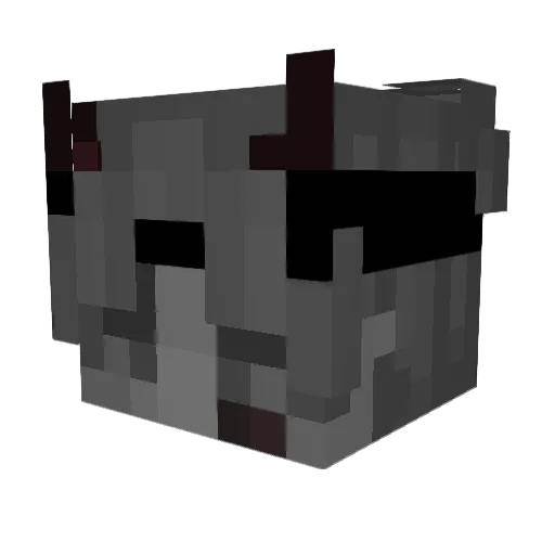 _JASZYN_ Minecraft avatar head, 3D render