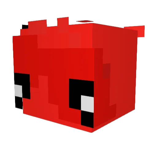 _JCG_ Minecraft avatar head, 3D render