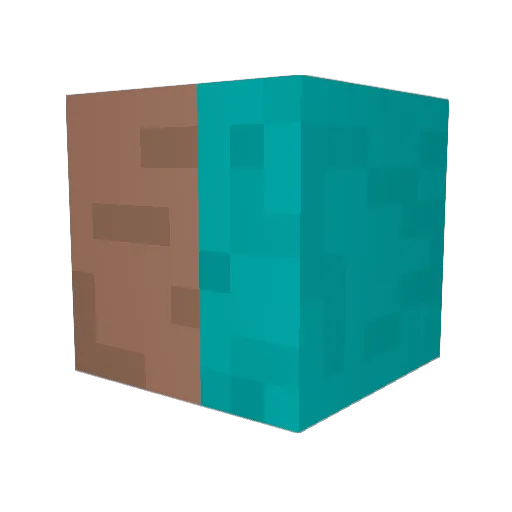 _JGU Minecraft avatar head, 3D render