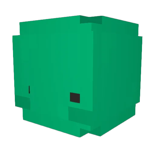 _JJade_ Minecraft avatar head, 3D render