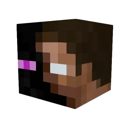 _JShaw Minecraft avatar head, 3D render