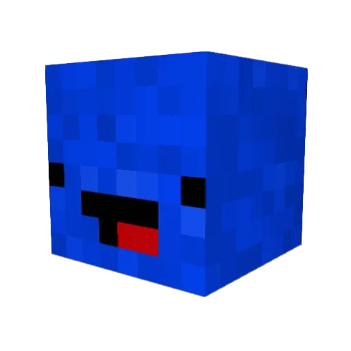 _JXZ_ Minecraft avatar head, 3D render