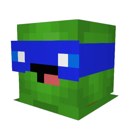 _JaBaby Minecraft avatar head, 3D render