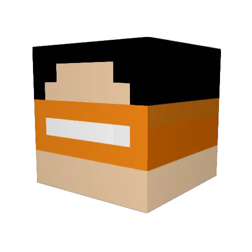 _JaboSoMad_ Minecraft avatar head, 3D render