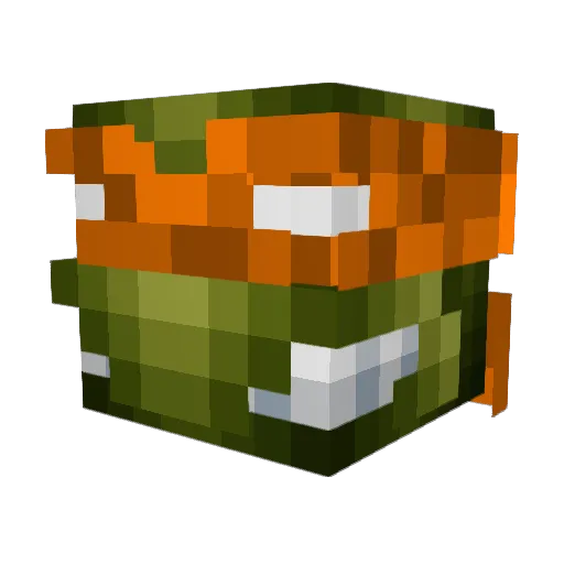 _JabuszKo_ Minecraft avatar head, 3D render