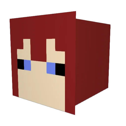 _JadeDragon_ Minecraft avatar head, 3D render
