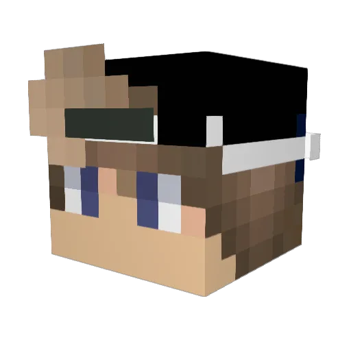 _JadeEmperor6317 Minecraft avatar head, 3D render