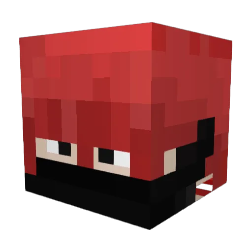 _Jakun_ Minecraft avatar head, 3D render