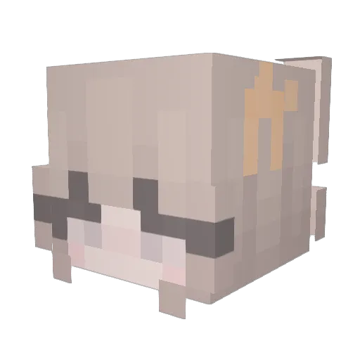 _JaomiGero_ Minecraft avatar head, 3D render
