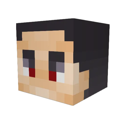 _Jazzy_ Minecraft avatar head, 3D render