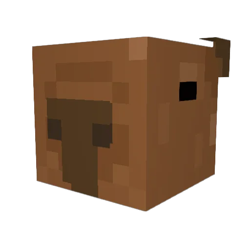 _Jello_69 Minecraft avatar head, 3D render