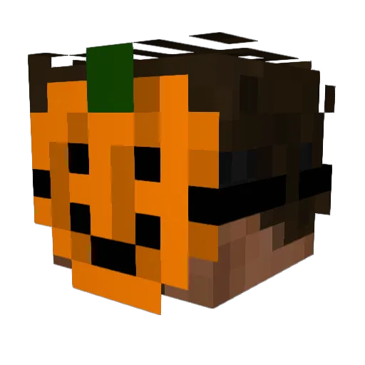 _Jelni Minecraft avatar head, 3D render